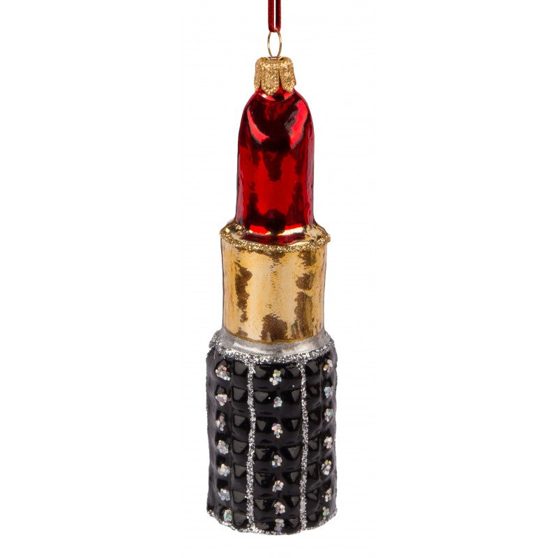 Christbaumschmuck Lippenstift