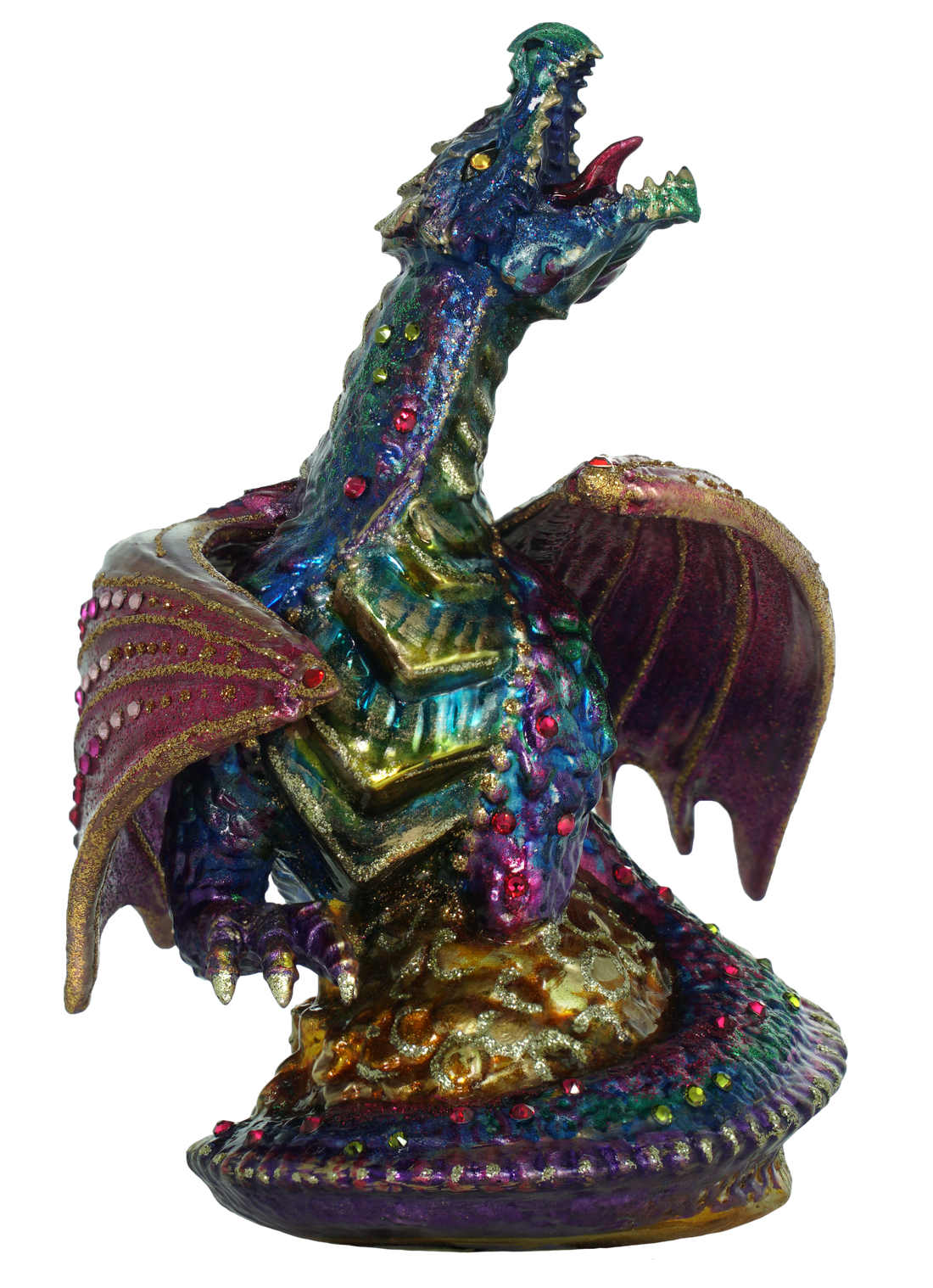 Weihnachtsbaumschmuck Drache Hüter des Schatzes
