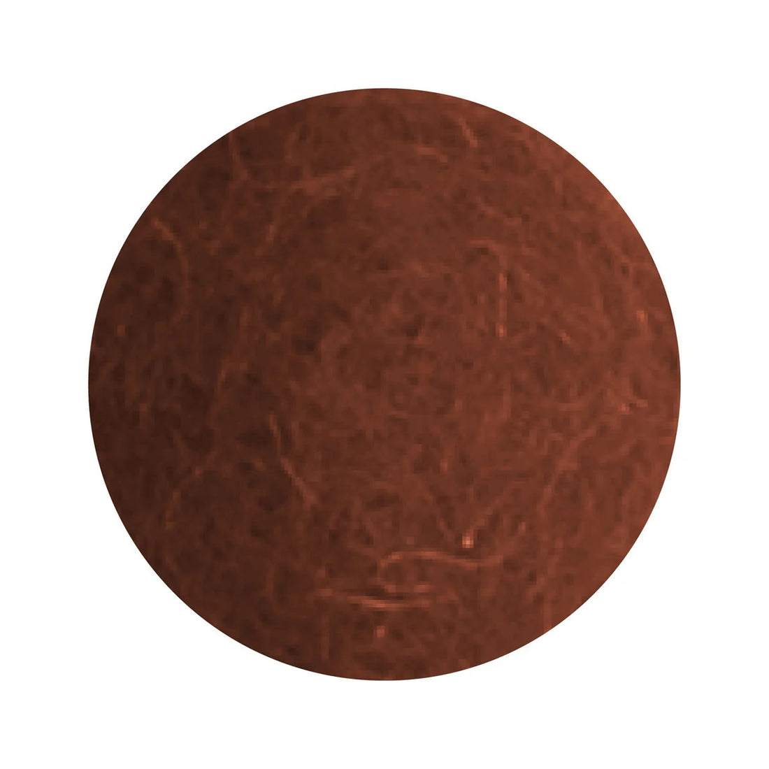 Gry &amp; Sif Filzblume 2 cm Orangebraun
