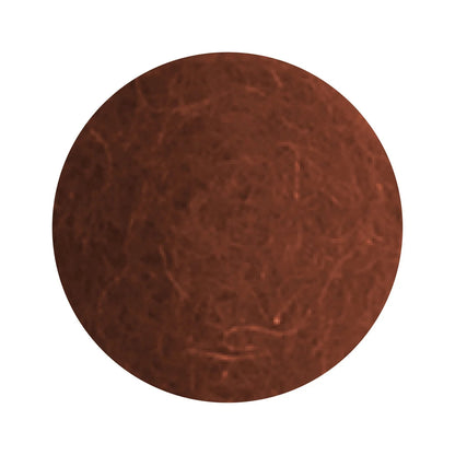 Gry &amp; Sif Filzblume 2 cm Orangebraun