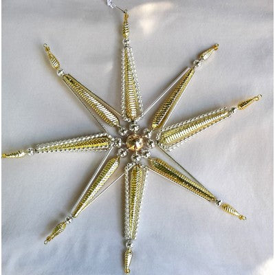 Gablonzer Christbaumschmuck Stern 25cm