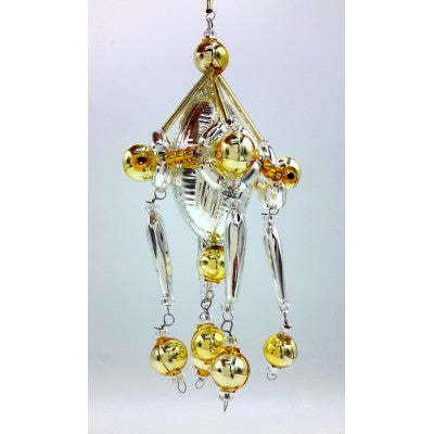Gablonzer Christbaumschmuck Kugelornament 15cm