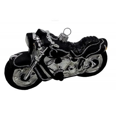 Christbaumschmuck Motorrad Schwarz