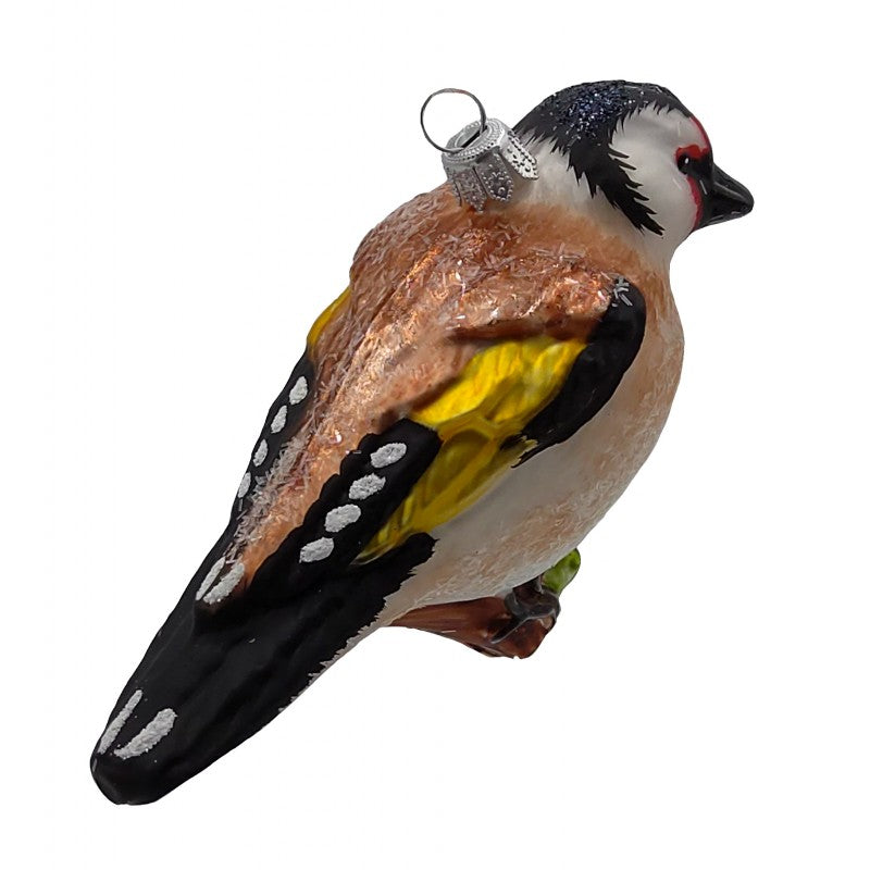 Weihnachtskugel Vogel Stieglitz