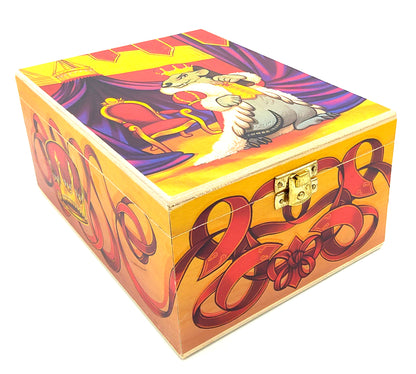Christbaumschmuck Komozja Holzbox mit Rattenkönig