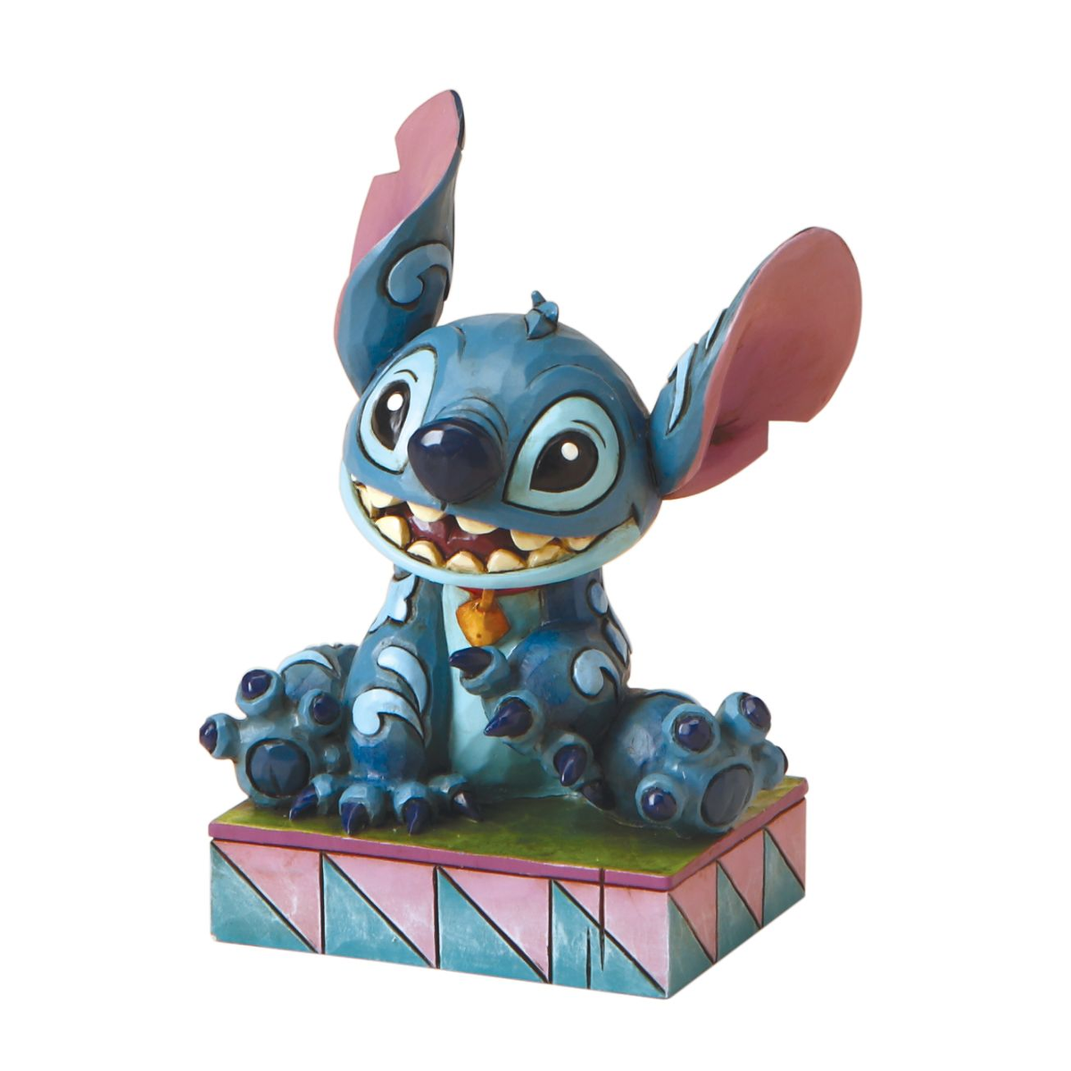 Disney Traditions Sammelfigur Stitch sitzend aus dem Film Lilo und Stitch von Jim Shore.