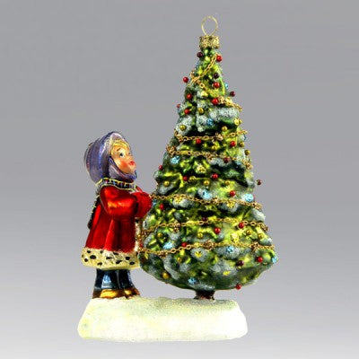 Mostowski-Kollektion by Komozja Mädchen am Weihnachtsbaum