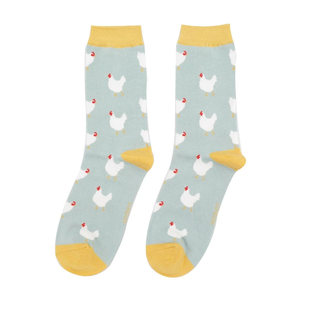 Miss Sparrow Bambussocken – Huhn