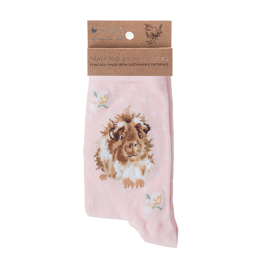Wrendale Designs Bambussocken Meerschweinchen