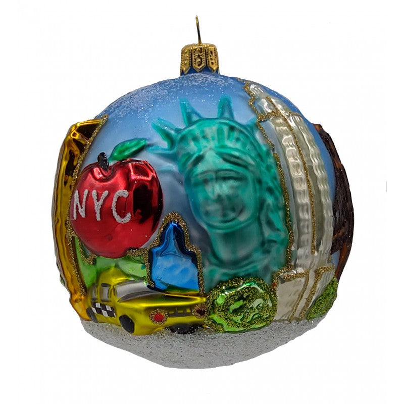 Christbaumschmuck New York Kugel