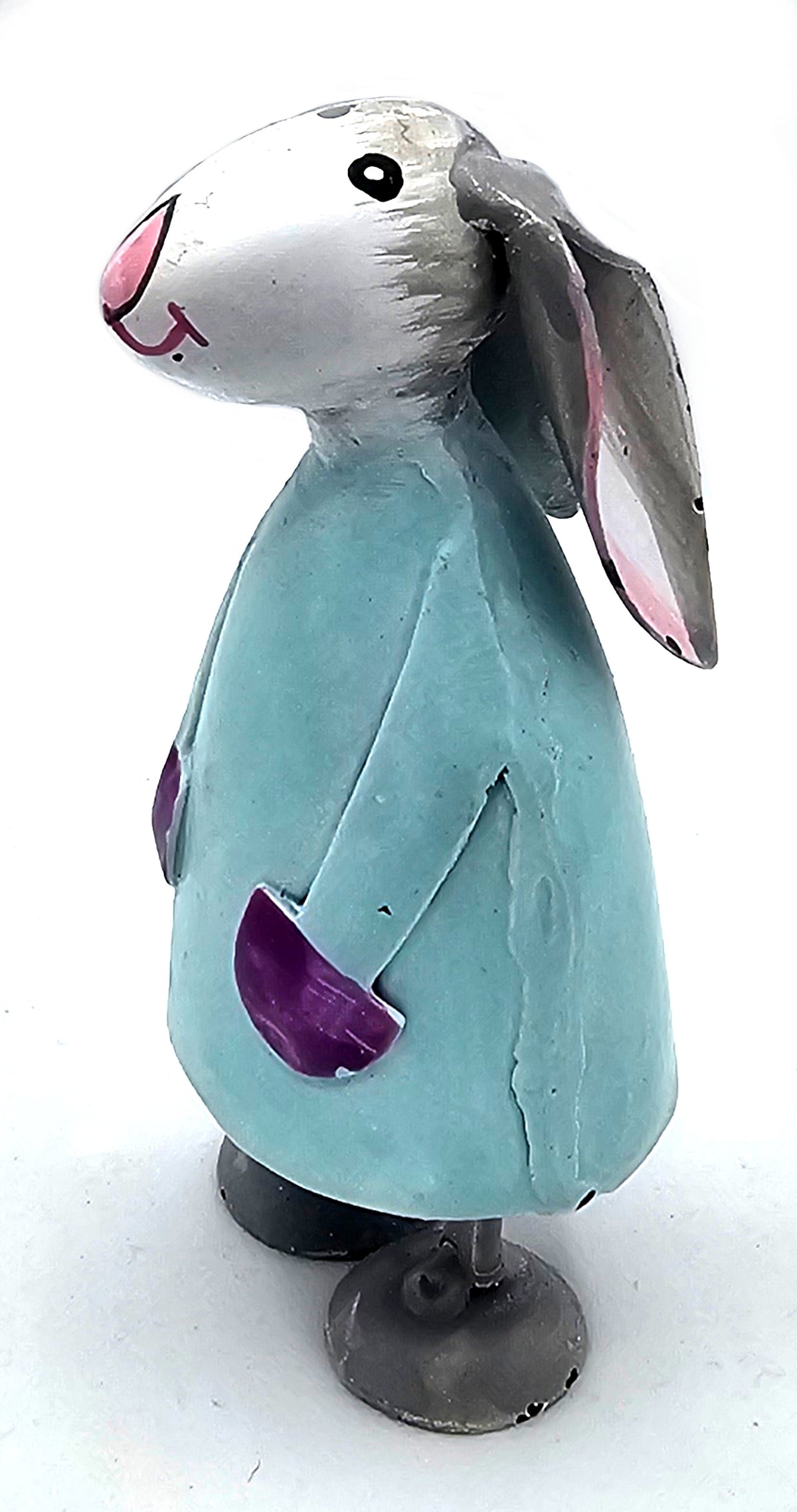 Osterhase Betty mit Schlappohren Türkis XXS