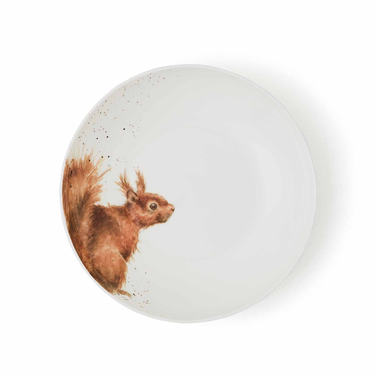 Wrendale Designs tiefer Pastateller mit Eichhörnchen-Motiv aus Fine Bone China