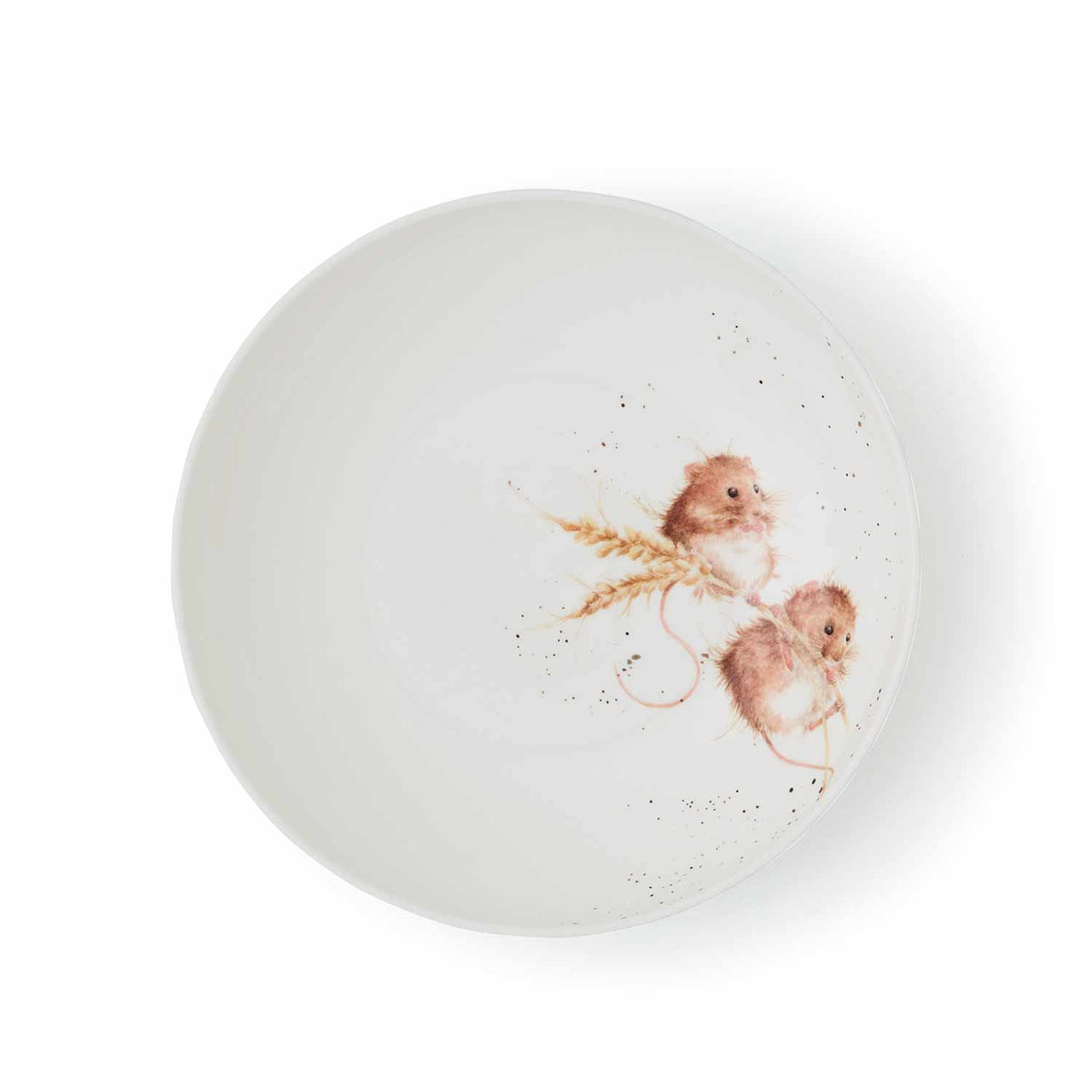 Wrendale Designs tiefer Pastateller mit Mäuse-Motiv aus Fine Bone China