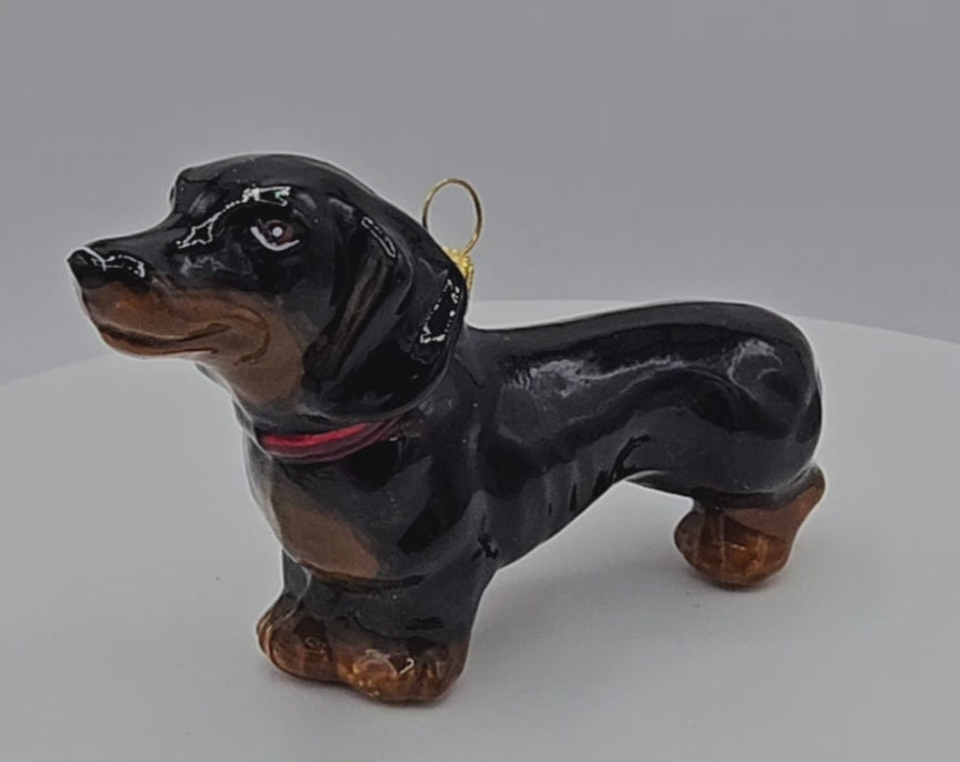 Christbaumschmuck Komozja Dachshund