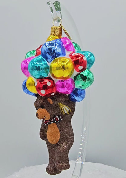 Christbaumschmuck - Huras Family - Bär mit Ballons