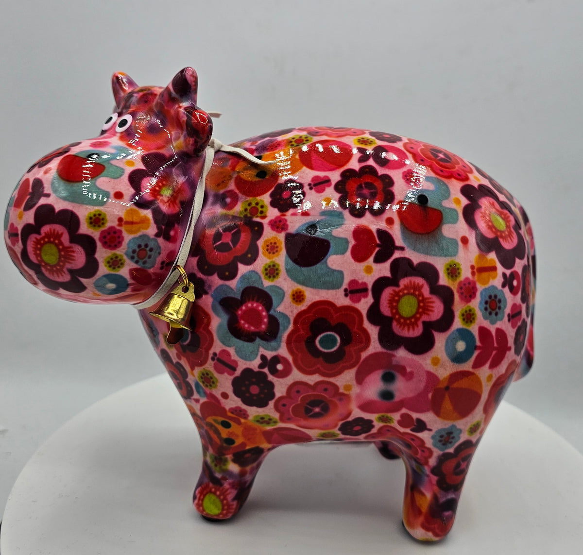 Pomme Pidou Spardose Kuh Rosa