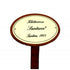 Emailleschild fuer Kletterose Santana Tantau 1985