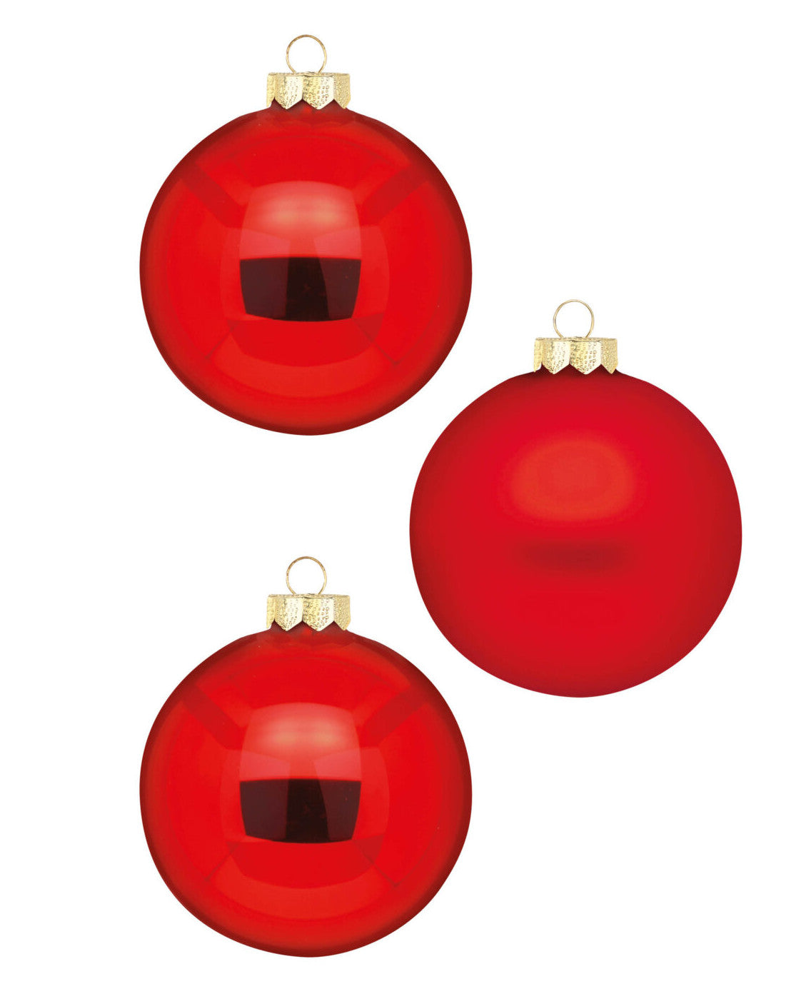 Weihnachtskugel rot, 6cm, 20 STK.