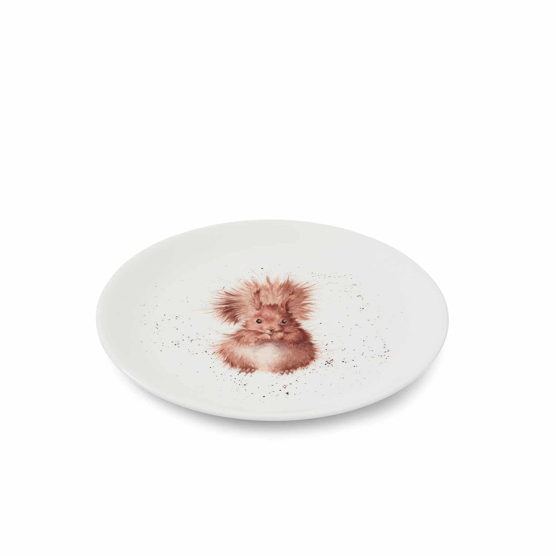 Royal Worcester Wrendale Designs Porzellan Teller mit Eichhörnchen Aquarell Motiv