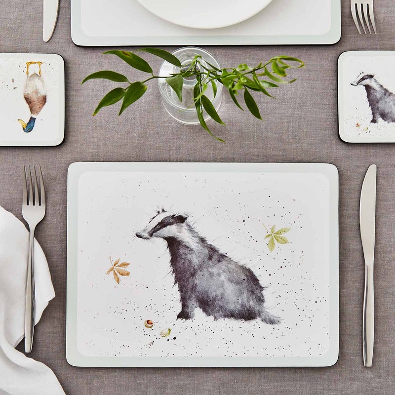 Wrendale Designs - 6 Tischsets - Tiermotive - 30 x 23 cm