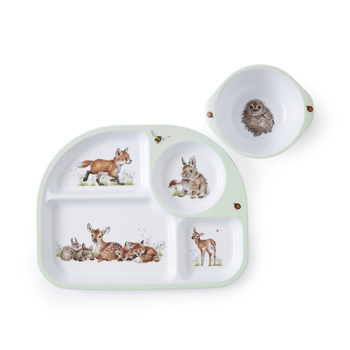 Little Wren Kinder Tablett- &amp; Schüsselset | Wrendale Designs