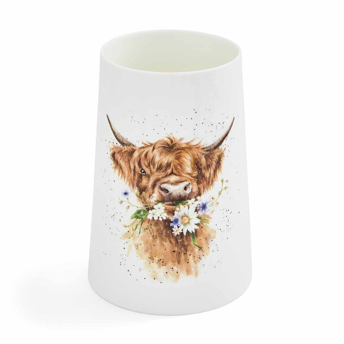 Wrendale Designs by Hannah Dale, Vase, 20 cm Highland Rind