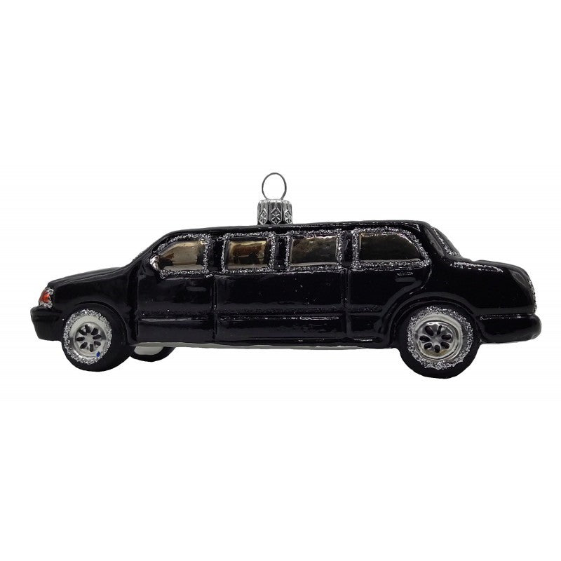 Christbaumschmuck schwarze Stretch Limousine