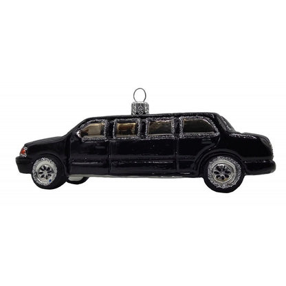 Christbaumschmuck schwarze Stretch Limousine