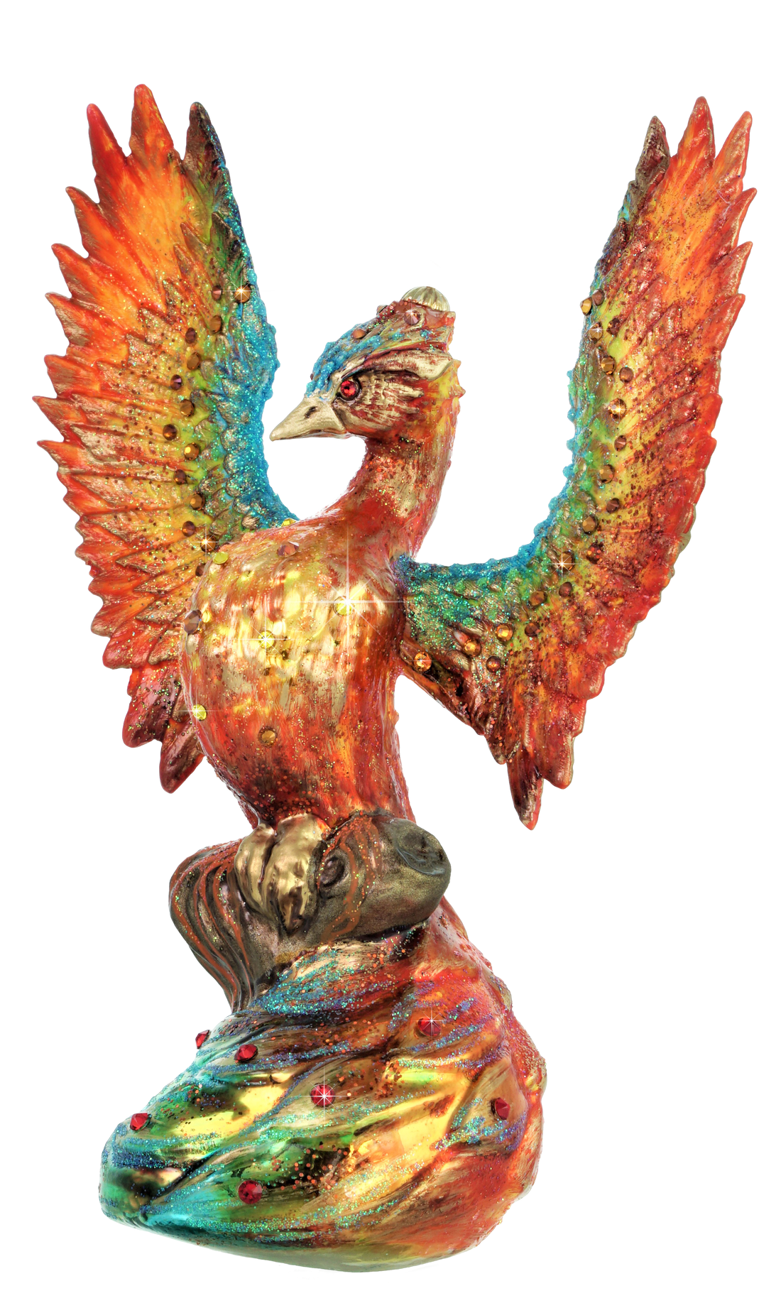 Christbaumschmuck Feuer Phönix