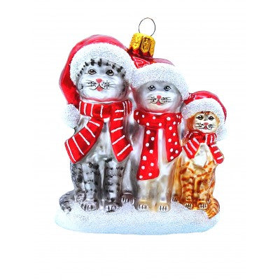 Christbaumschmuck Weihnachtskatzen