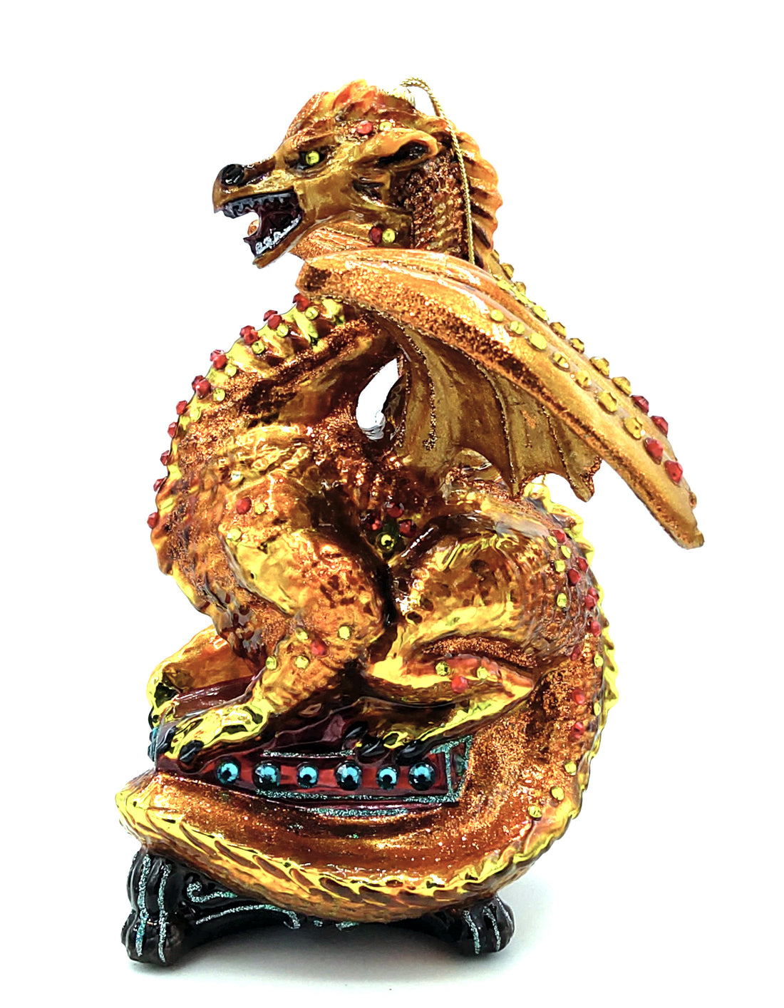 Christbaumschmuck Goldener Drache