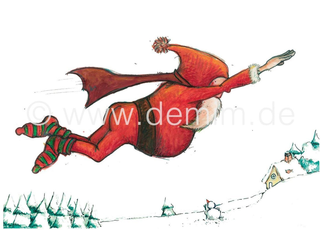 Postkarte Miriam Kramer Supersanta