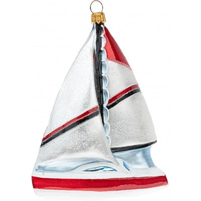 Christbaumschmuck Segelboot