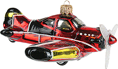 Christbaumschmuck Flugzeug