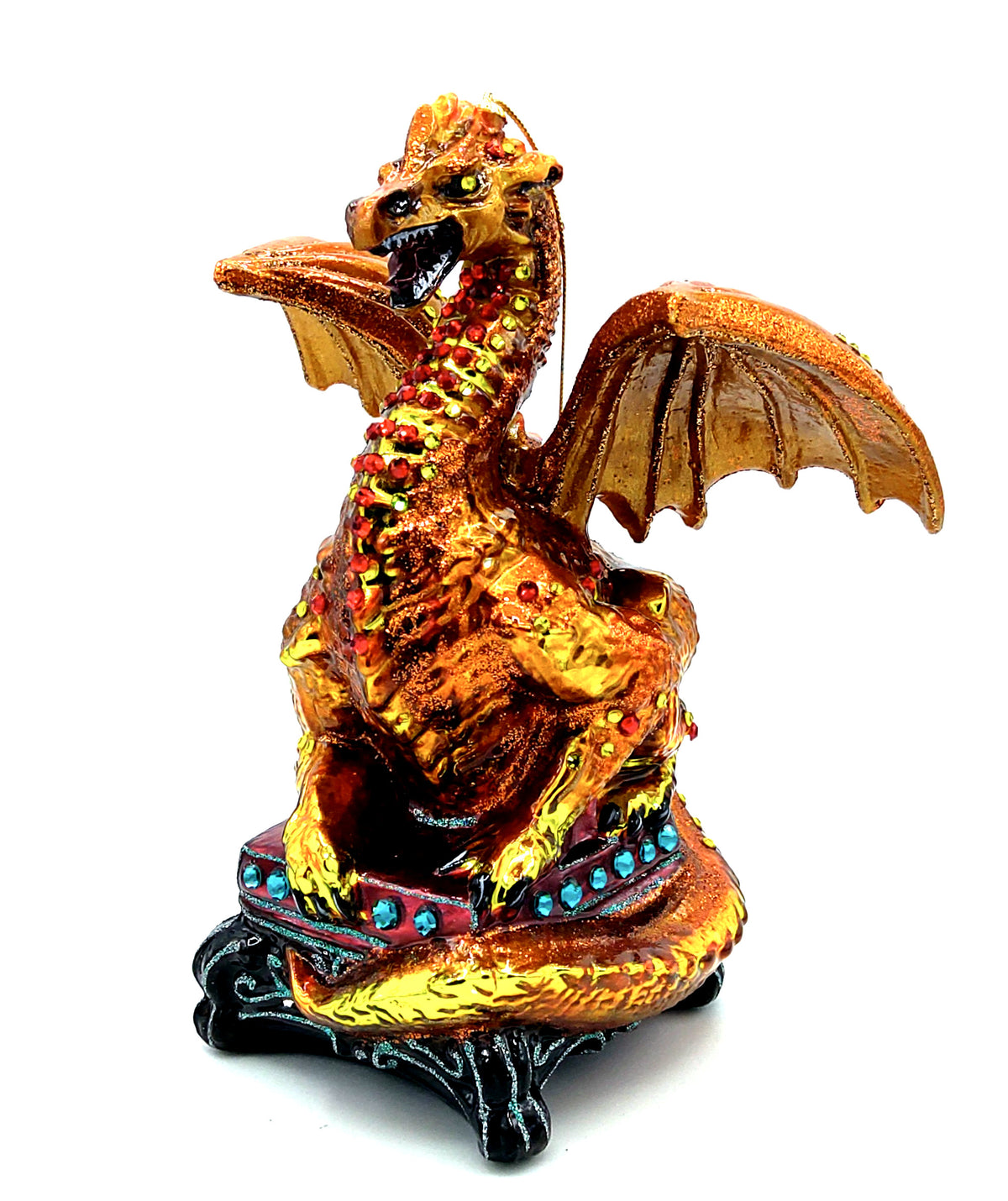 Christbaumschmuck Goldener Drache