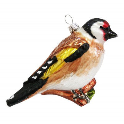 Weihnachtskugel Vogel Stieglitz