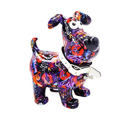 Pomme Pidou Spardose Hund Hugo Streetart C