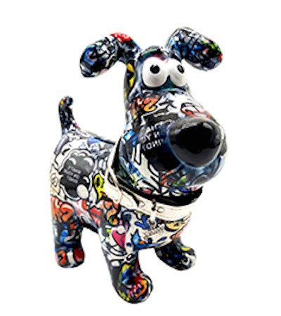 Pomme Pidou Spardose Hund Hugo Streetart A