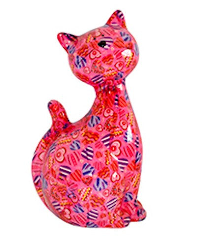 Pomme Pidou Spardose Katze Caramel L Rosa