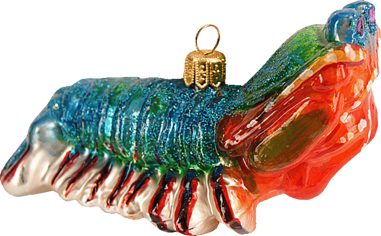 Weihnachtskugel Shrimps