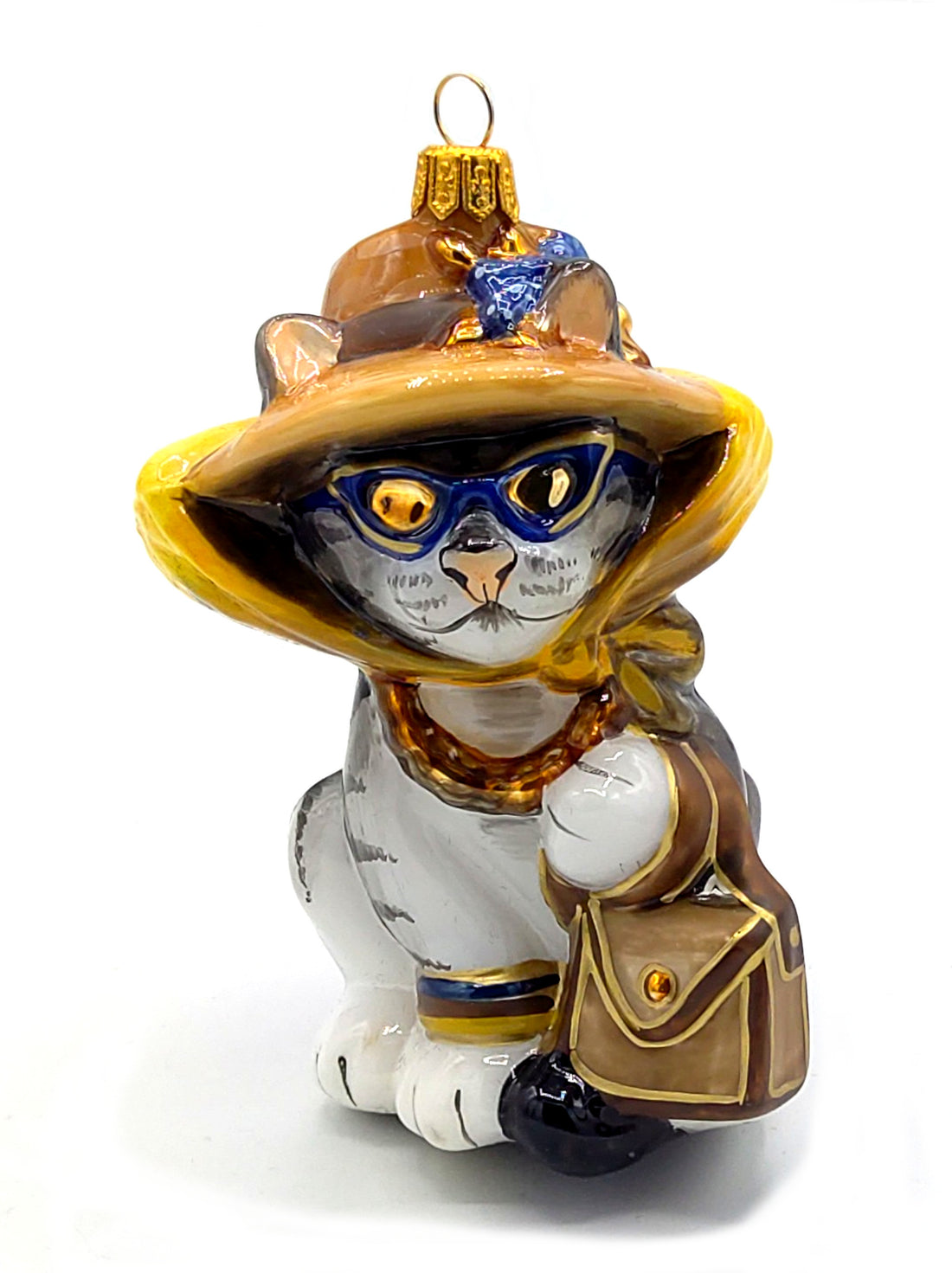 Christbaumschmuck Komozja Katze Feine Dame