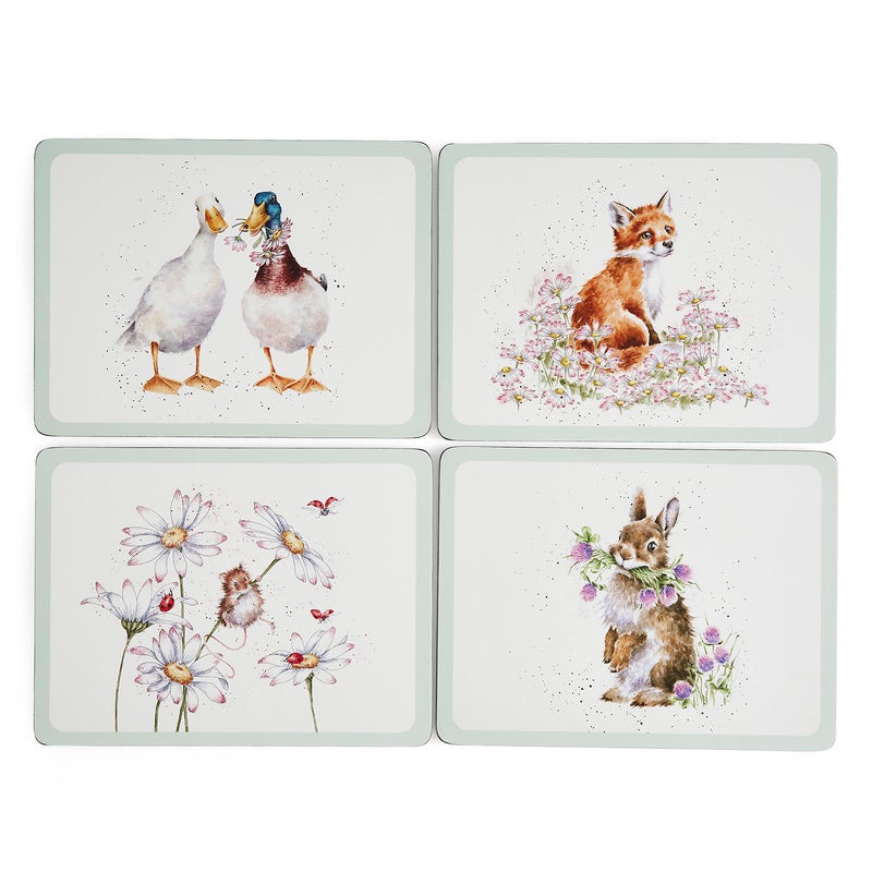 Wrendale Designs - 4 Tischsets - 30 x 23 cm