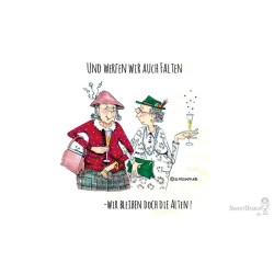 Frühstücksbrettchen Barbara Freundlieb Werfen wir auch Falten