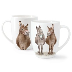 MALUU Tasse „Cheeky Donkeys“ – 450 ml Handgemaltes Esel-Design MALUU Tasse „Cheeky Donkeys“ – 450 ml Handgemaltes Esel-Design
