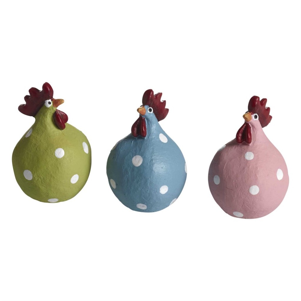 Ruth Vetter Hennen 3er Set, sortiert Ruth Vetter Hennen 3er Set, sortiert