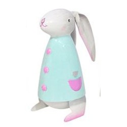 Osterhase Betty mit Schlappohren Blau S