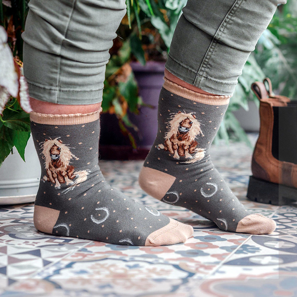 Socken mit Ponymotiv