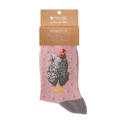Motivsocken - Huhn - Wrendale Designs - Damensocken - 37-42