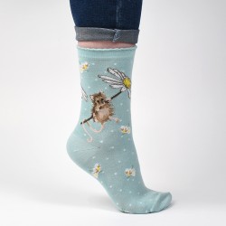 Motivsocken - Maus- Wrendale Designs - Damensocken - 37-42 Motivsocken - Maus- Wrendale Designs - Damensocken - 37-42