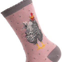 Motivsocken - Huhn - Wrendale Designs - Damensocken - 37-42